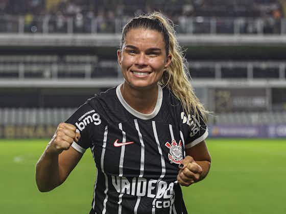 Imagem do artigo:Tamires exalta momento do Corinthians Feminino e “anuncia” Neo Química Arena para próximo jogo
