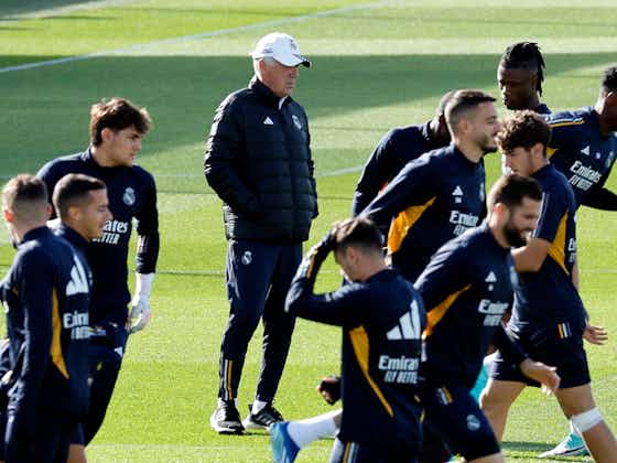 Imagen del artículo:Tres ausentes en el entrenamiento del Real Madrid antes del choque con el Athletic Club