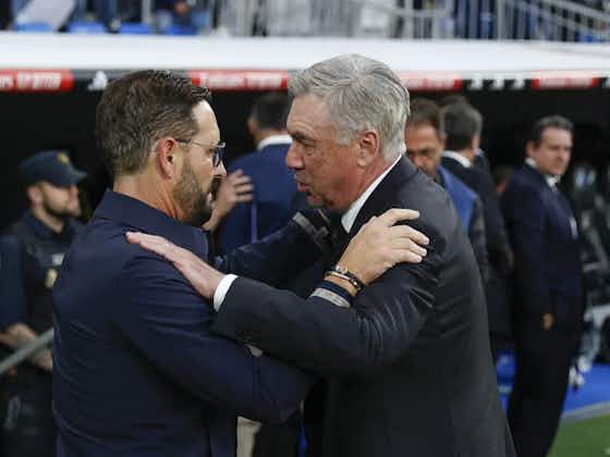 Imagem do artigo:Bordalás: “Felicité a Ancelotti por la clasificación”