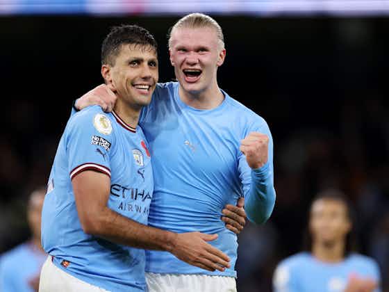 Article image:Manchester City’s Rodri discusses Erling Haaland injury setback ahead of Liverpool and Bayern Munich fixtures