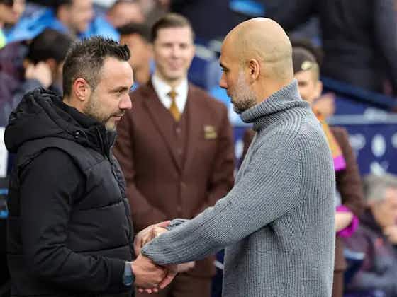 Artikelbild:“He has done…” – Pep Guardiola makes Roberto De Zerbi admission amid Liverpool and Bayern Munich managerial takeover talks