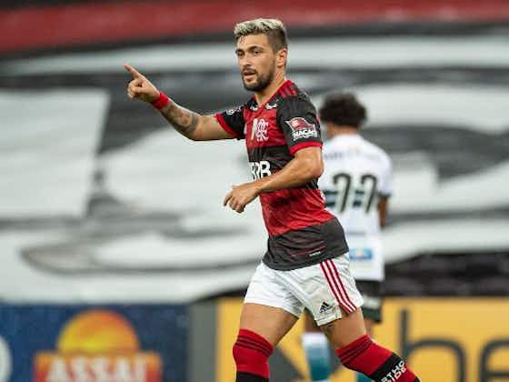 Imagem do artigo:Arrascaeta manda recado à torcida do Flamengo após vitória sobre o Coritiba
