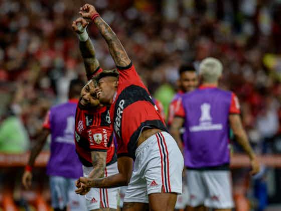 Imagem do artigo:Fusão! Dupla sensação do Flamengo é decisiva, e Gabigol enaltece Bruno Henrique: “Que saudade”