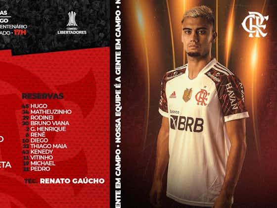 Imagem do artigo:SAIU! Com força máxima, Flamengo define escalação para decisão da Libertadores