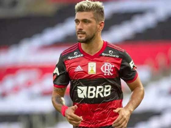 Imagem do artigo:Dirigente do Defensor confirma negociação avançada para Arrascaeta renovar com o Flamengo