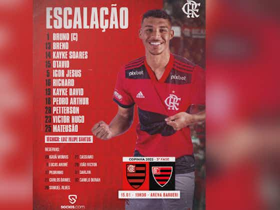 Imagem do artigo:Jogo decisivo: Flamengo está escalado para encarar o Oeste, pela Copinha