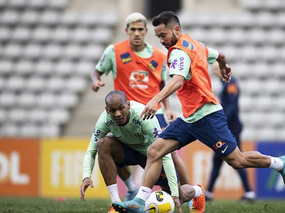 Imagem do artigo:Pedro e Everton Ribeiro realizam último treino na Seleção, mas devem ser reservas contra Tunísia