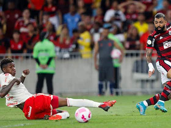 Imagem do artigo:Flamengo quebra sequência ofensiva de 17 jogos em empate com Internacional