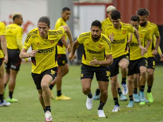 Imagem do artigo:Flamengo começa semana com Filipe Luís e Arrascaeta treinando normalmente