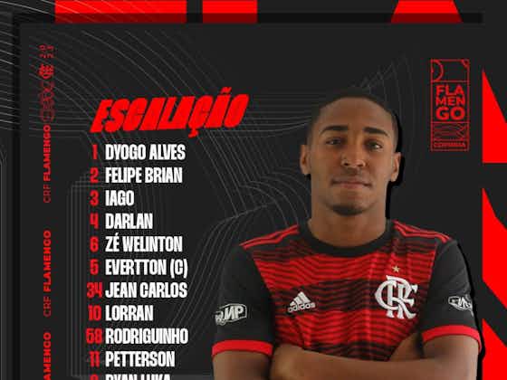 Imagem do artigo:Saiu! Veja escalação do Flamengo para jogo da Copinha, contra a Aparecidense-GO