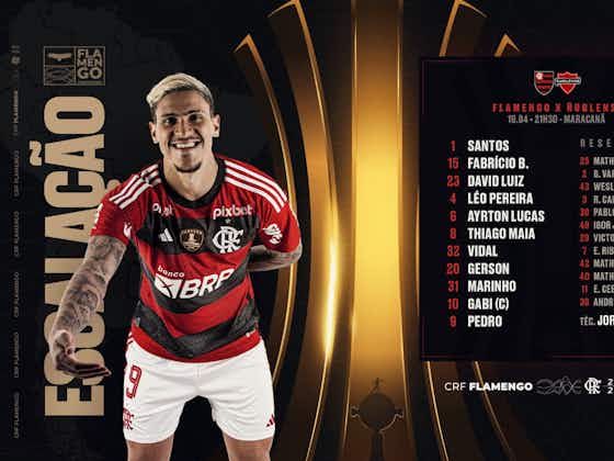 SAIU! Flamengo divulga escalação para jogo contra o Ñublense, pela  Libertadores da América