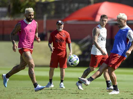 Imagem do artigo:Jogadas ensaiadas e bolas aéreas: Flamengo tem treino marcado para dia de jogo contra o Racing
