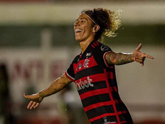 Imagem do artigo:Com hat-trick de Cristiane, Flamengo derrota Atlético-MG e conquista 1ª vitória no Brasileirão Feminino