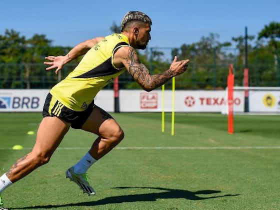 Imagem do artigo:Desfalque de Cebolinha e presença de Arrascaeta: Flamengo finaliza treino desta sexta com foco em jogo contra o Botafogo