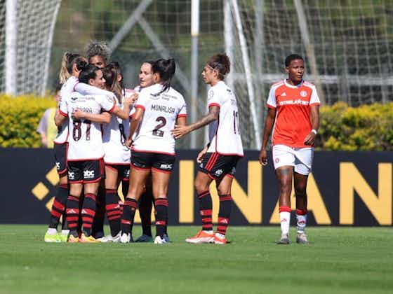 Imagem do artigo:Flamengo tropeça contra o Internacional e segue no Z-4 do Brasileirão feminino