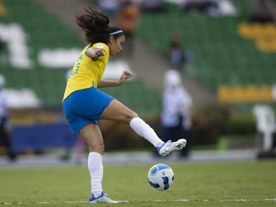 Imagem do artigo:Antonia celebra retorno à Seleção Feminina com assistência em vitória contra o Uruguai