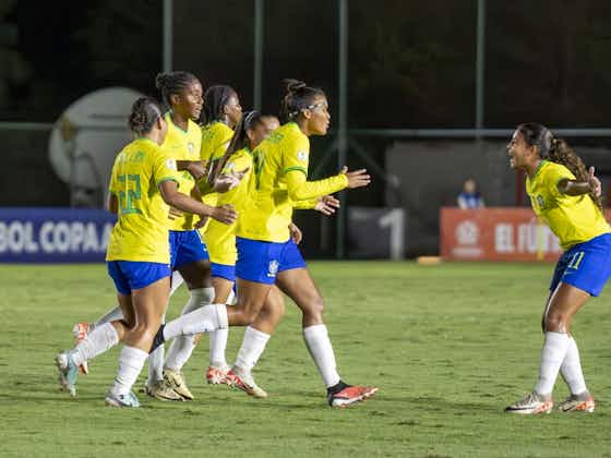 Imagem do artigo:Seleção Brasileira enfrenta Equador no quadrangular final do Sul-Americano Feminino Sub-17
