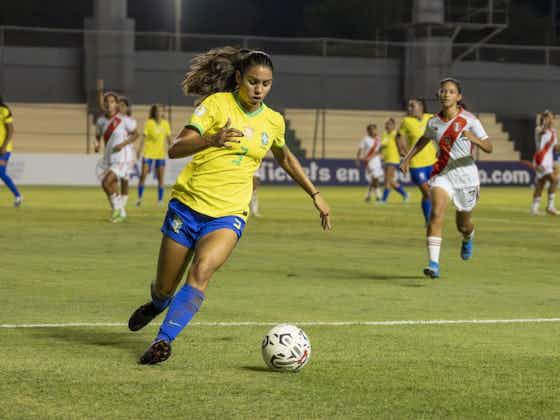Imagem do artigo:Titular em todas as partidas no Sul-Americano, Sofia celebra momento com a Seleção