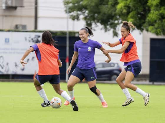 Imagem do artigo:Seleção Feminina realiza último treino antes de duelo contra a Colômbia