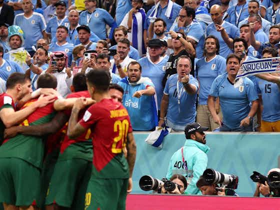 Article image:Dark horses Uruguay pull up lame as Bruno Fernandes powers Portugal into last 16