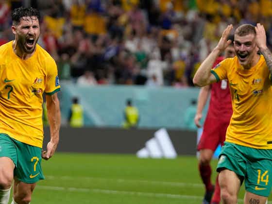 Artikelbild:Australia 1-0 Denmark: Socceroos into World Cup knockout stages for second time in their history