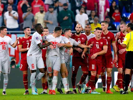 Article image:Switzerland boss shuts down talk of politically charged exchanges in fiery win over Serbia