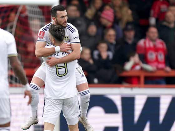 Article image:Accrington 1-3 Leeds: Harrison stunner helps Marsch’s side breeze into next round of FA Cup