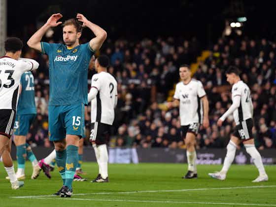 Article image:Fulham lack bite as bogey team Wolves provide unwelcome test of accidental European hopes