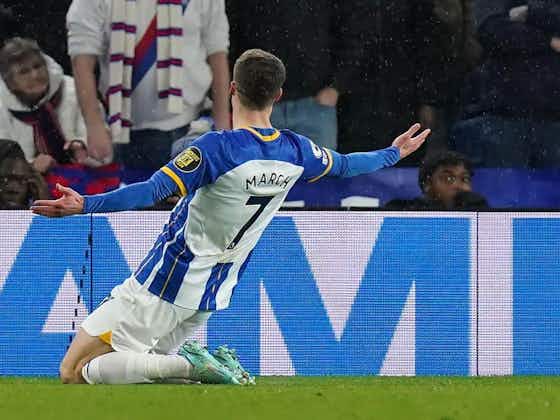Article image:Brighton 1-0 Crystal Palace: March goal on a chilly March night helps Seagulls see off Eagles