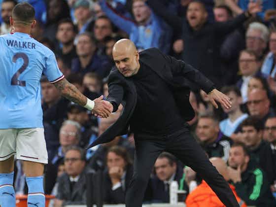 Article image:Man City defender misses training before CL final; Guardiola confirms he has ‘disturbance in his back’