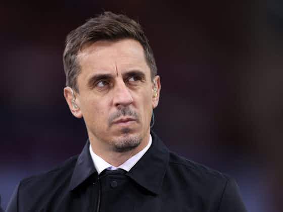 Article image:Gary Neville questions own Manchester City title prediction