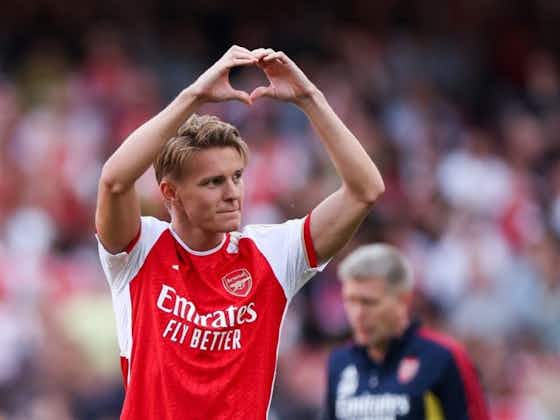 Article image:Odegaard sends message to Arsenal fans after POTS award
