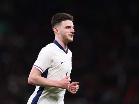 Article image:Declan Rice shares his reaction to being named England captain