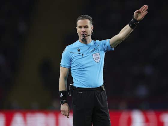 Article image:Referee appointment for Bayern clash appears good news for Arsenal