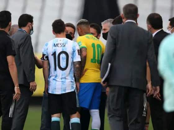 Imagen del artículo:FIFA tomó una decisión con el partido que quedó pendiente entre Brasil y Argentina