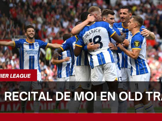 Imagen del artículo:(VIDEO) Moises Caicedo presente en los goles de Brighton ante Manchester United
