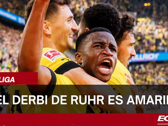 Imagen del artículo:EL GOL SALIÓ DE LA BANCA || La Joya Mukoko, puso el 1-0 para el triunfo del Borussia Dortmund en el clásico ante el Schalke 04