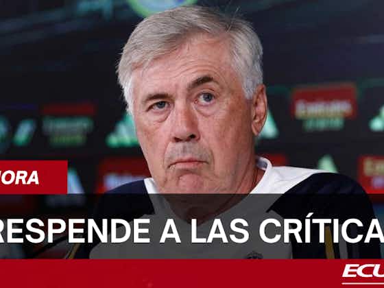 Imagen del artículo:CONTUNDENTE || Carlo Ancelotti: “Cuestionar a un equipo que ha ganado 6 de 7 partidos me parece exagerado”