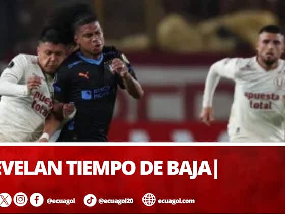 Imagen del artículo:Prolongado tiempo de baja para Marco Angulo en Liga de Quito