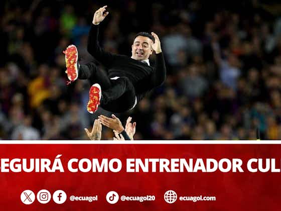 Imagen del artículo:XAVI SE QUEDA || Xavi Hernández, entrenador del FC Barcelona seguirá en el club