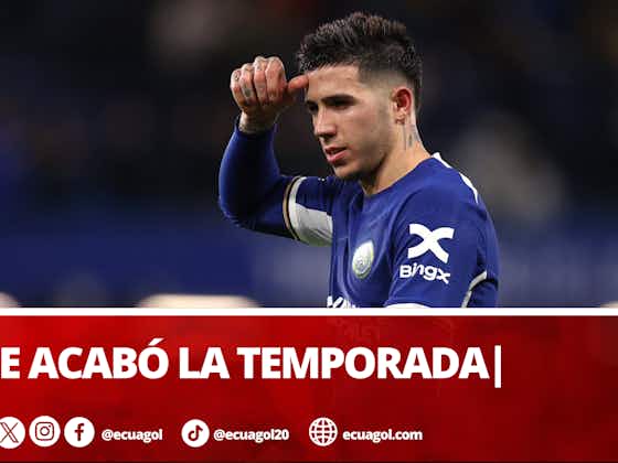 Imagen del artículo:Enzo Fernández fue intervenido y no volverá a jugar esta temporada con Chelsea