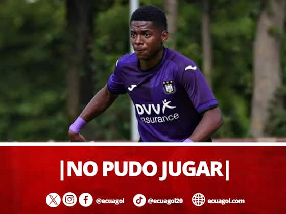 Imagen del artículo:NO SUMÓ MINUTOS || (VIDEO) Victoria del Anderlecht FC sin la presencia de Nilson Angulo