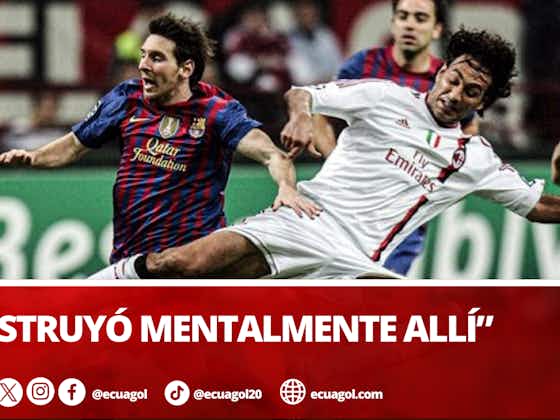 Imagen del artículo:Alessandro Nesta reveló cómo Lionel Messi lo destruyó dentro de la cancha