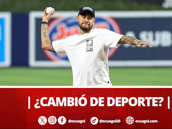 Article image:BEISBOLISTA || (VIDEO) Neymar realizó el primer lanzamiento en el arranque de la temporada en la MLB