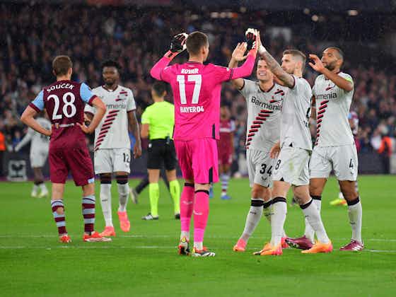 Article image:Leverkusen Advances as Frimpong Denies West Ham