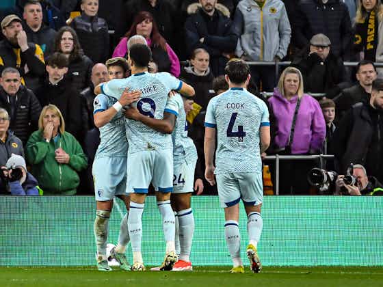 Article image:Semenyo Scores as 10-Man Bournemouth Triumph Over Wolves