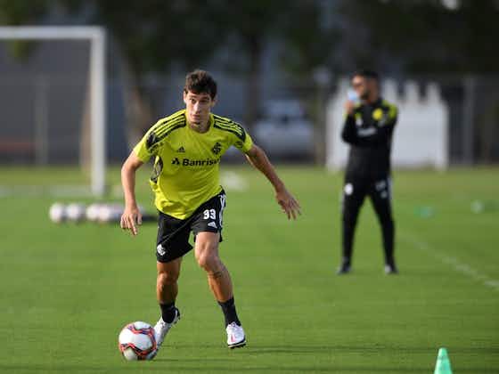 Imagem do artigo:Rodrigo Dourado treina com bola e pode reforçar o Inter diante do Atlético-MG