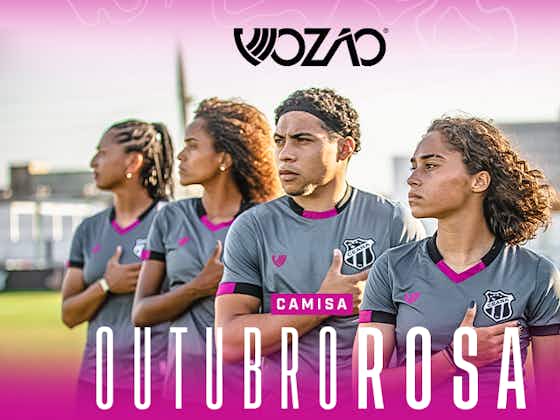 Imagem do artigo:Ceará lança camisa em alusão ao ‘Outubro Rosa’, mês de conscientização e prevenção do câncer de mama; Confira