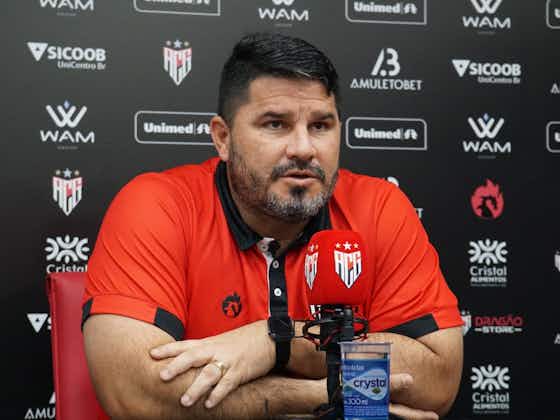 Imagem do artigo:Em entrevista coletiva, o técnico Eduardo Barroca projetou o confronto com o Cuiabá e falou sobre a nova contratação do Atlético-GO