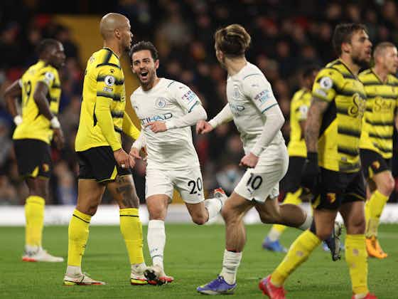 Imagem do artigo:Barnardo Silva brilha, Manchester City vence Watford e assume liderança da Premier League